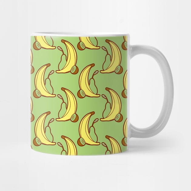 Kiwi Banana Pear Pattern by saradaboru